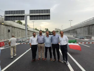 Enrico Noce, Assistente DL e CSE;  Antonio Tucci (coll. Esterno); Luca Menon (coll. Esterno); Franco Galli, DL e CSE; Domenico Menna, RUP Filovia