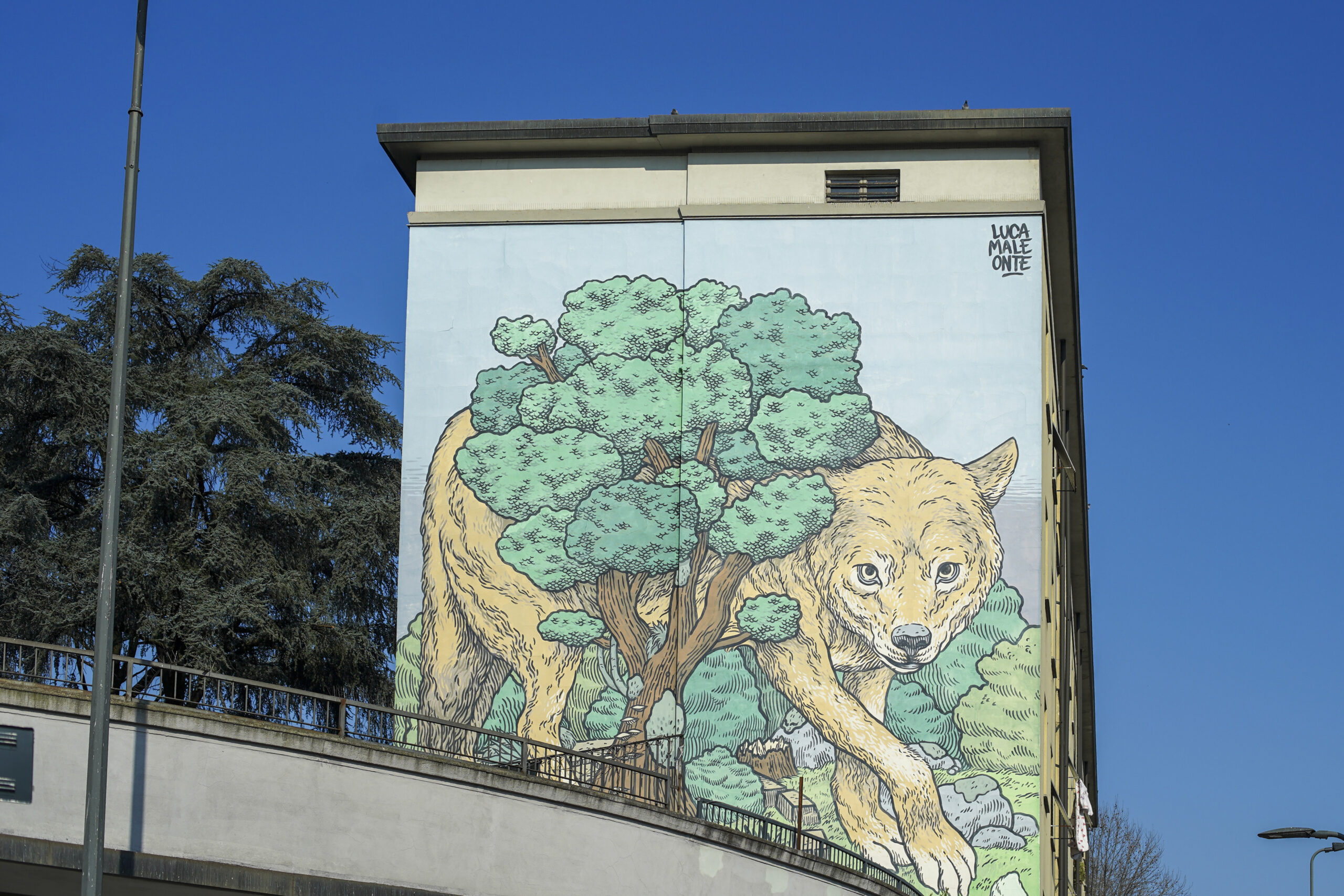 2 - Crescenzago_viale Palmanova, 59_Attenti al lupo artista Luca Maleonte_090