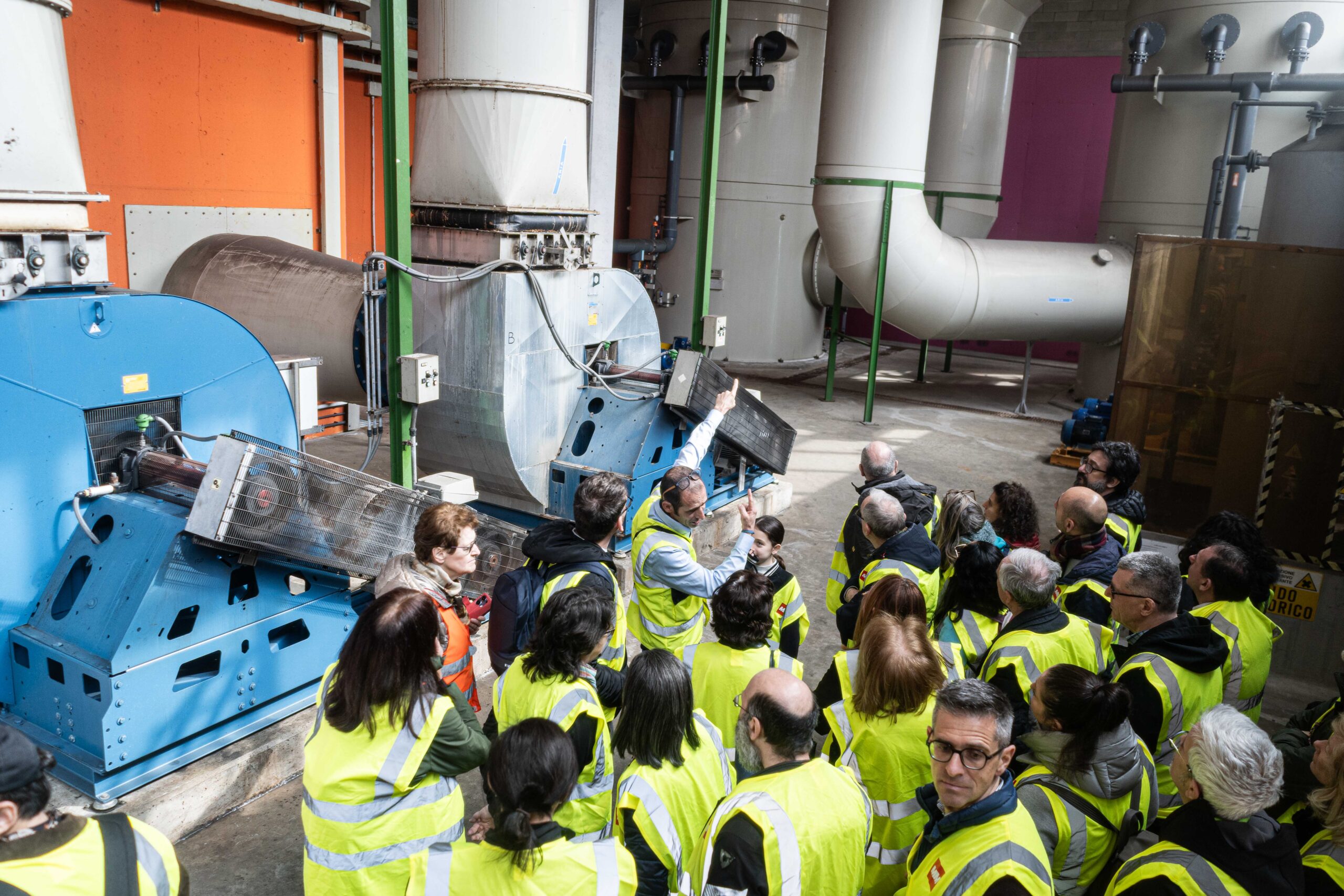 Milano, Visita depuratore san rocco