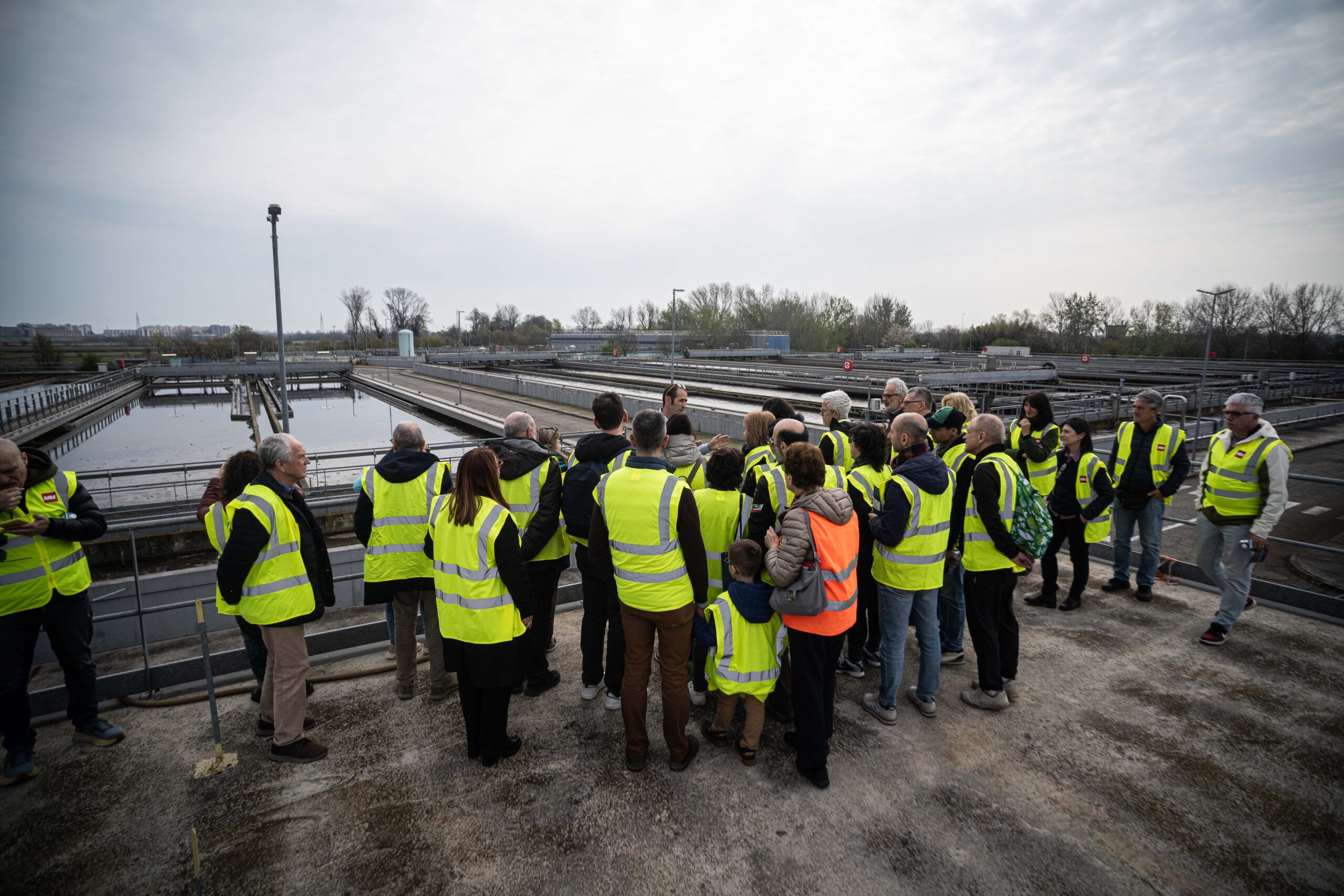Milano, Visita depuratore san rocco